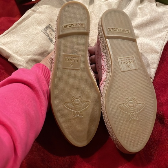 NEW! Gucci Pink Espadrilles - Picture 6 of 7